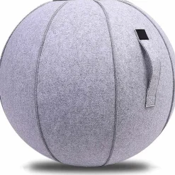 Sittpuffar>65 cm Sittboll Stols för Kontor, Sovsal och Hem, Pilates Tränings Yoga Boll med Överdrag, Lättviktig