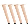 BellaFurn Balkongmöbler>4 -deluppsättning möbler ben - bordsben - rostfritt och väderresistent aluminium