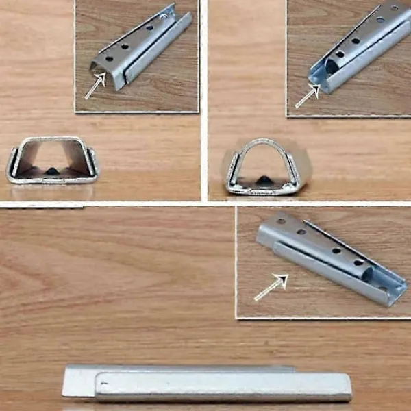 Sängar>2 par 12 cm sänggavel väggfästen, sammanlänkande hängare möbelanslutning, sektionssoffa anslutning i metall för soffa, säng P20250110340