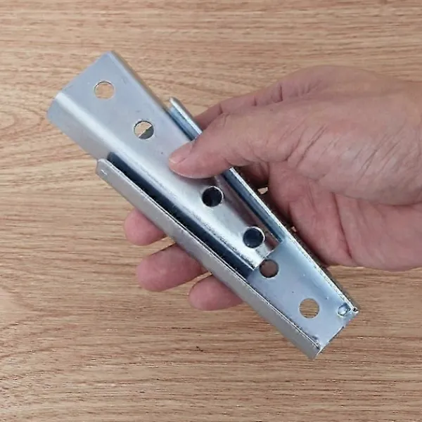 Sängar>2 par 12 cm sänggavel väggfästen, sammanlänkande hängare möbelanslutning, sektionssoffa anslutning i metall för soffa, säng P20250110340