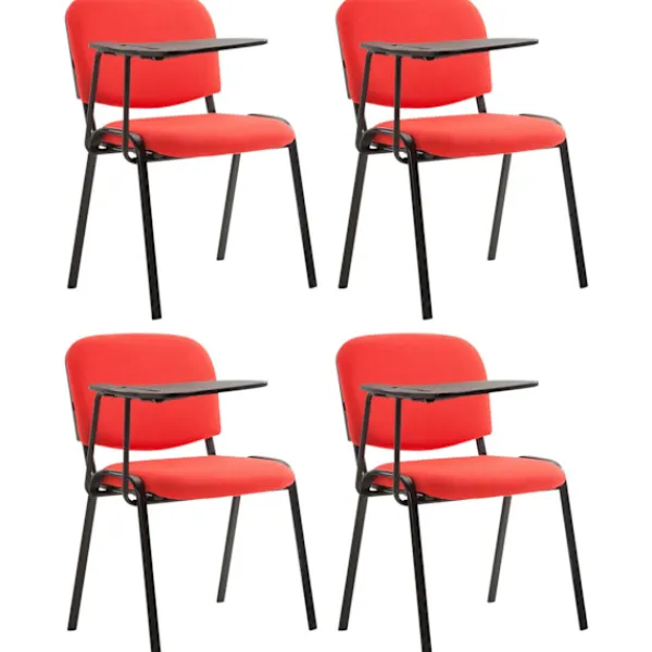 BellaFurn Kontorsmöbler>4 -Part Conference Chair - mötesstolar - inklusive vikbord | Färg: Grönt