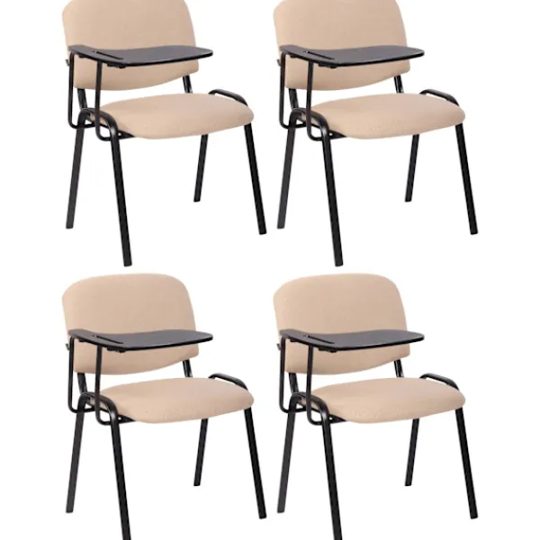 BellaFurn Kontorsmöbler>4 -Part Conference Chair - mötesstolar - inklusive vikbord | Färg: Grönt