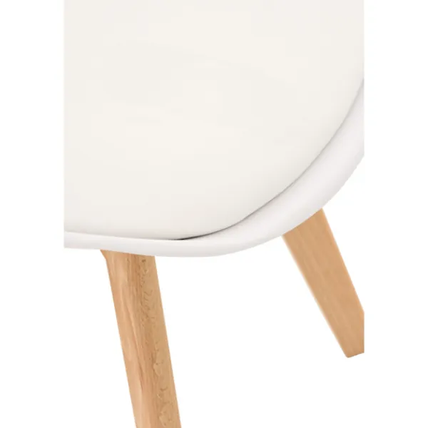 BellaFurn Matgrupper>5 -Piece Matsats - matsalsset - Justerbara ben, extra komfort | Färg: Vit