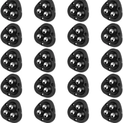 Småbord>20 Pieces Small Furniture Casters, Self Adhesive Swivel Wheels, Mini Transfer Wheels 360 Degree Furniture