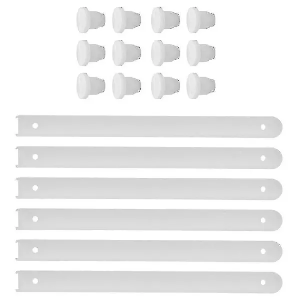 Skåp>3 Set Plastlådskennor Lådskennor Ersättningsdelar Lådskenor Lådskenor