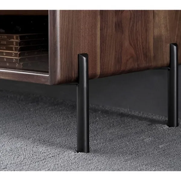 Småbord>4 st 20 cm möbelben, svart metall bordsben, DIY möbelben, med skruvar