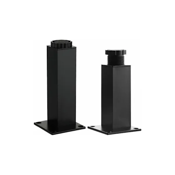 Soffbord>4 st aluminiumlegering TV-bordsben, soffbord stödben, möbelben (svart)