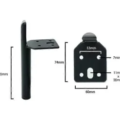 Småbord>4 st 15cm Möbelben Svarta Metall Bordsben DIY Möbelben Med Skruvar För Soffa Soffbord Sängbord Annan Möbel