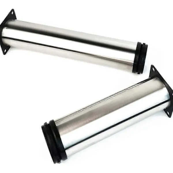 Matbord>4 st Höjd Möbelben Rostfritt Stål Köksfötter Runda Justerbara Skåpsben Bordsben Justerbar Höjd 150MM{KDO}