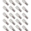 Hyllor>20 st Hyllbärare, Hyllstift Hyllstöd Nickelpläterade Metall Hyllfästen för Skåp Skrivbordstillbehör - 5mm*19mm