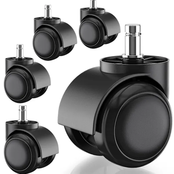 Kontorsmöbler>5 st Kontorsstolshjul för IKEA, 10 mm x 22 mm, Lämpliga för Hårda Golv (250 kg Kapacitet) -FA5- Parent