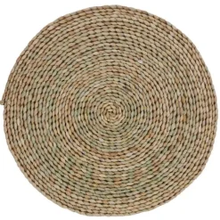 Sittpuffar>2 ST lantlig stil rund puff Tatami kudde fönstermatta för heminredningsyoga