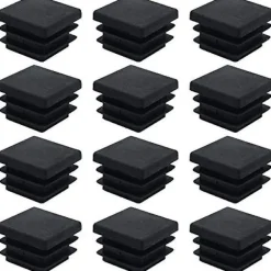 Stolar>40 st Möbel Kvadratiska Ändkåpor Plast Kvadratrör Plugg 20mm X 20mm Rörpluggar Halkskydd Matt Svart Rektangulär Ändkåpa Insättningspluggar Rörskydd Fo | Fyndiq