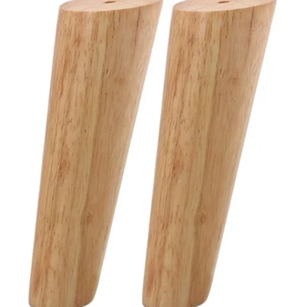 Soffor>4 st möbelben i trä, avsmalnande soffben, massiva trämöbelben 20 cm