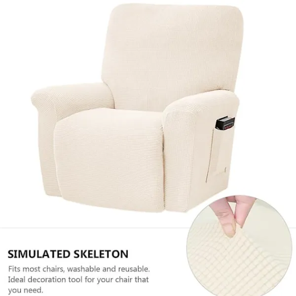 Stolar>1 st Non-slip Recliner Stolskydd Elastisk Fåtölj Överdrag Massage Soffa Överdrag