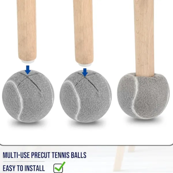 Stolar>16 st Tennisbollar för Stolar, Tennisbollsstolsbensskydd för Möbelben, för Klassrumsgolvskydd, Stolsbordsbensskydd