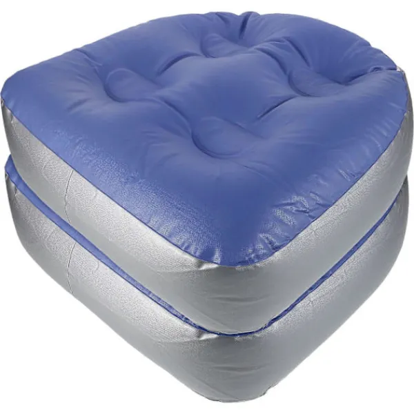 Sittpuffar>2 st Uppblåsbar Badkudde Badkar Sittkudde med Sugkoppar för Spa och Badtunna Bärbar Sittkudde Förtjockad Sittkudde 42.00X41.00X15.00CM