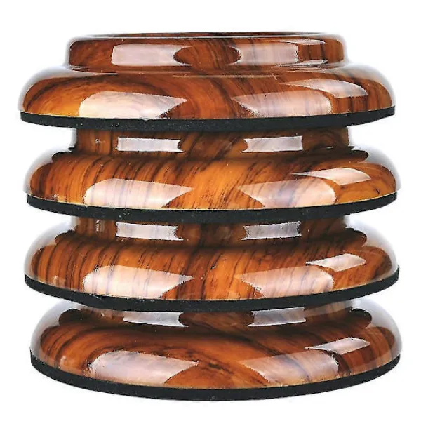 Stolar>4 st Upright Piano Caster Cups, rosenträ Färg Piano Caster Piano Ben Golvskydd Med Ljuddämpande Skum För Hårdträgolv Akryl