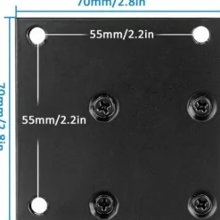 Soffbord>4 x Justerbara Möbelben i Aluminiumlegering (5cm/2in), Soffben, Kaffebordsben, Tvättställ Badrumsskåpsfötter, 5