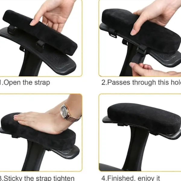GIFT OF G Kontorsmöbler>Armbågsskydd, 2 st Armstödsdynor i Memory Foam, Armbågsstöd