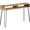 vidaXL Småbord>Avlastningsbord mangoträ 115x35x76 cm