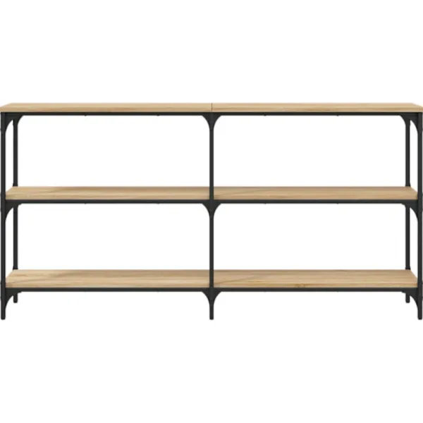 vidaXL Hyllor>Avlastningsbord sonoma ek 150x29x75 cm konstruerat trä