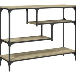 vidaXL Hyllor>Avlastningsbord sonoma-ek 100x30x75 cm konstruerat trä