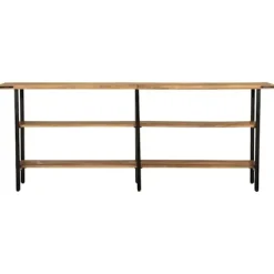 vidaXL Småbord>Avlastningsbord 180x35x70 cm mango i massivt trä