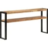 vidaXL Småbord>Avlastningsbord 150x30x75 cm massivt akaciaträ