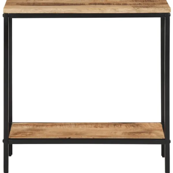 vidaXL Småbord>Avlastningsbord 70x35x70 cm massivt grovt mangoträ