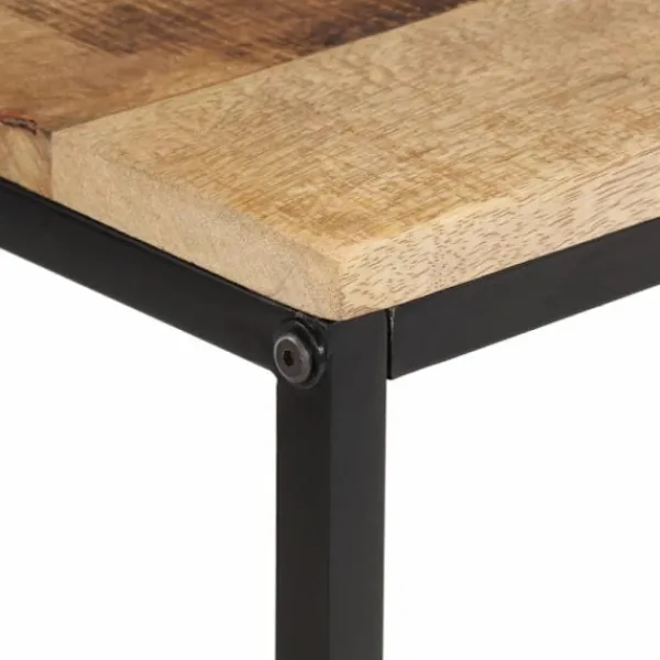 vidaXL Småbord>Avlastningsbord 70x35x70 cm massivt grovt mangoträ