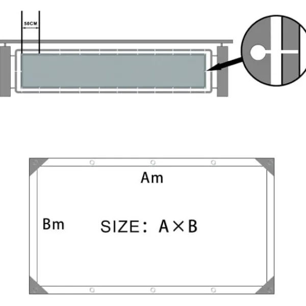 Balkongmöbler>Balkong Sekretess Sichtschutz (HDPE) 0,9 x 6m för Utomhusträdgård med Balkong, Grå