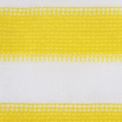 vidaXL Balkongmöbler>Balkongskärm gul och vit 120x600 cm HDPE