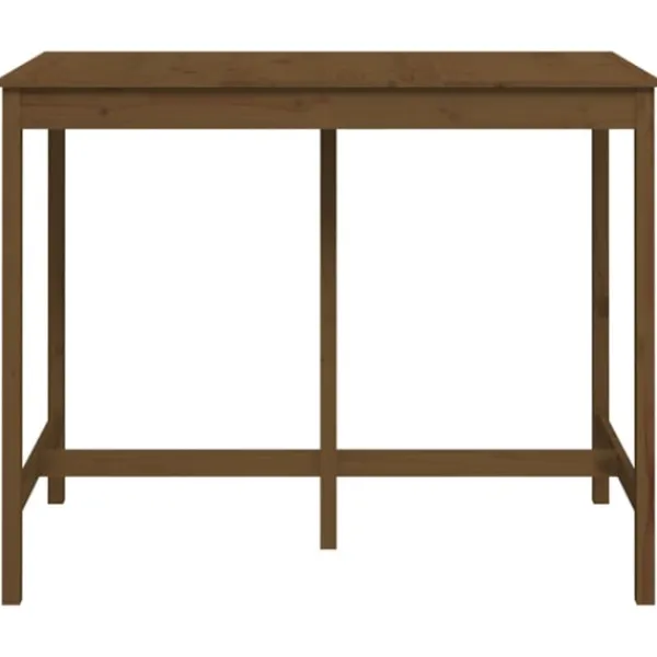 vidaXL Matbord>Barbord honungsbrun 140x80x110 cm massivt furuträ
