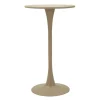 B2X Balkongmöbler>Barbord, krämfärgad, Ø 60 x 106 cm, modern design