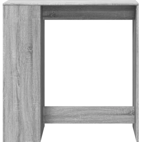 vidaXL Småbord>Barbord med ställ grå sonoma-ek 101x40x103,5 cm konstruerat trä