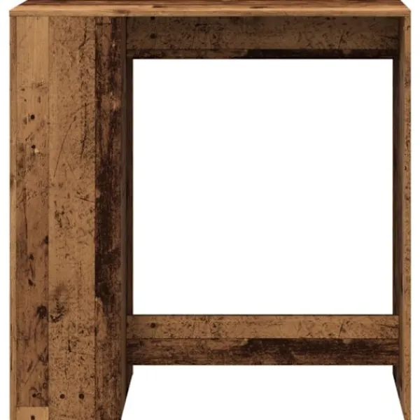 vidaXL Matbord>Barbord med ställ åldrat trä 101x40x103,5 cm konstruerat trä