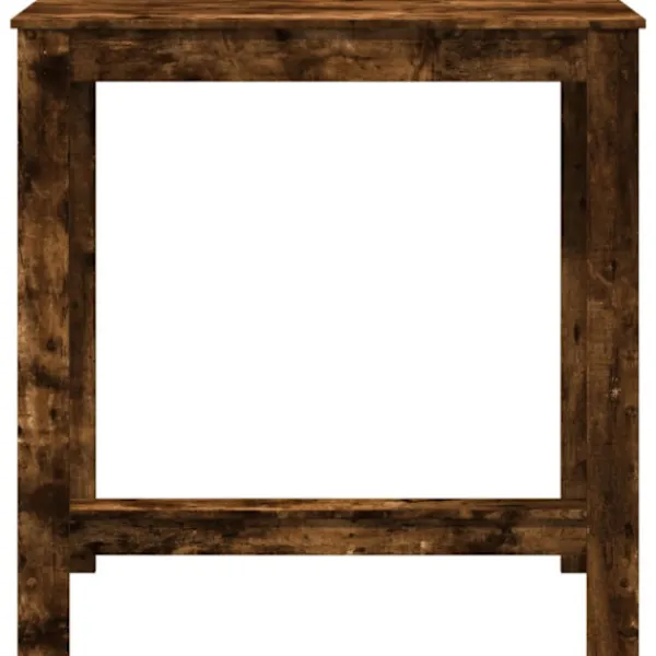 vidaXL Matbord>Barbord rökfärgad ek 102x50x103,5 cm konstruerat trä