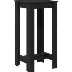 vidaXL Matbord>Barbord Svart Ek 51 x 50 x 103.5 cm Konstruerat trä