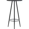vidaXL Småbord>Barbord svart 60x107,5 cm MDF