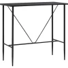 vidaXL Matbord>Barbord svart 120x60x110 cm MDF