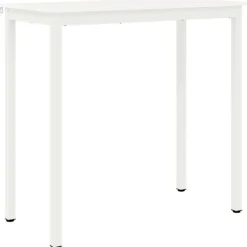 vidaXL Matgrupper>Barbord Vit 110 x 55 x 105 cm Massiv furu