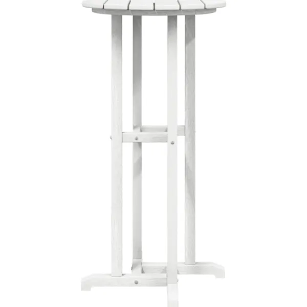 vidaXL Balkongmöbler>Barbord Vit 55 x 55 x 107 cm polyeten