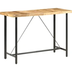 vidaXL Småbord>Barbord 150x70x107 cm grovt mangoträ