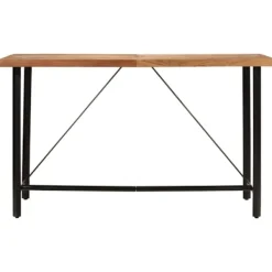 vidaXL Matbord>Barbord 180x70x107 cm massivt akaciaträ och järn
