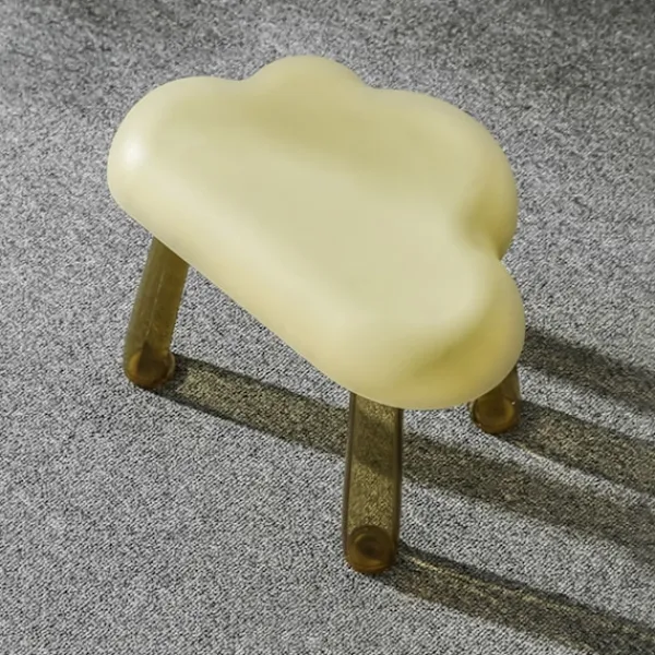 Pallar>Barn Pall Moln Form Topp Transparent Ben Delikat Plast Pall Present Heminredning Grön