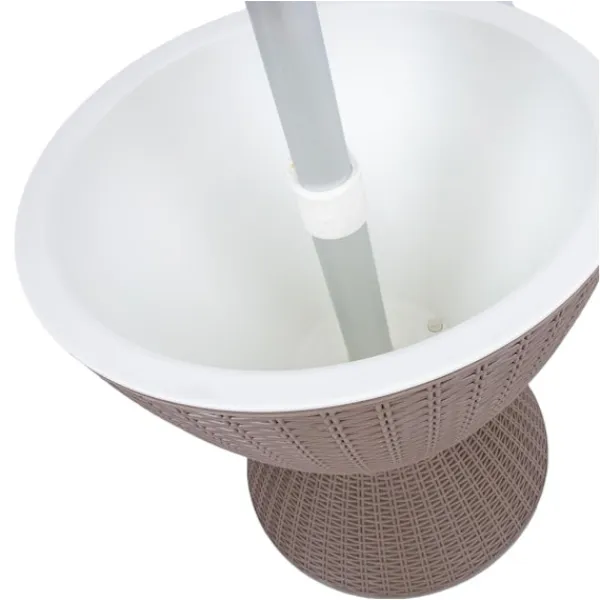 Home4You Småbord>Barset BELLE 3 i 1, grå plast