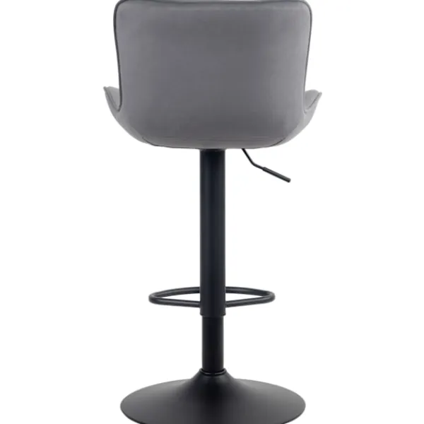 BellaFurn Stolar>Barstol - Running Stool - Hög sittkomfort, justerbar, robust och snygg ögon -catcher | Färg: Mörkgrått material: Mjukt