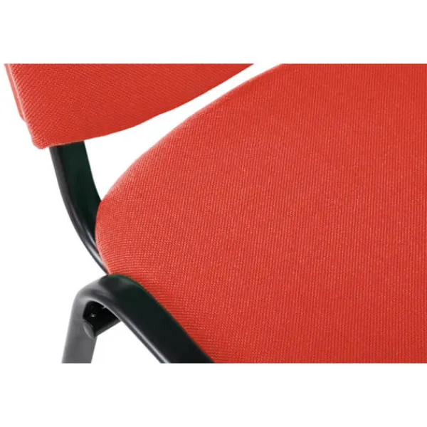 BellaFurn Kontorsmöbler>Bekväm besökarstol, mottagningsstol, stapelbar design, idealisk för kontor och konferensfärg: Röd
