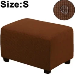 Sittpuffar>Bekväm Stretch Ottoman Överdrag Fällbar Förvaringspall Möbel